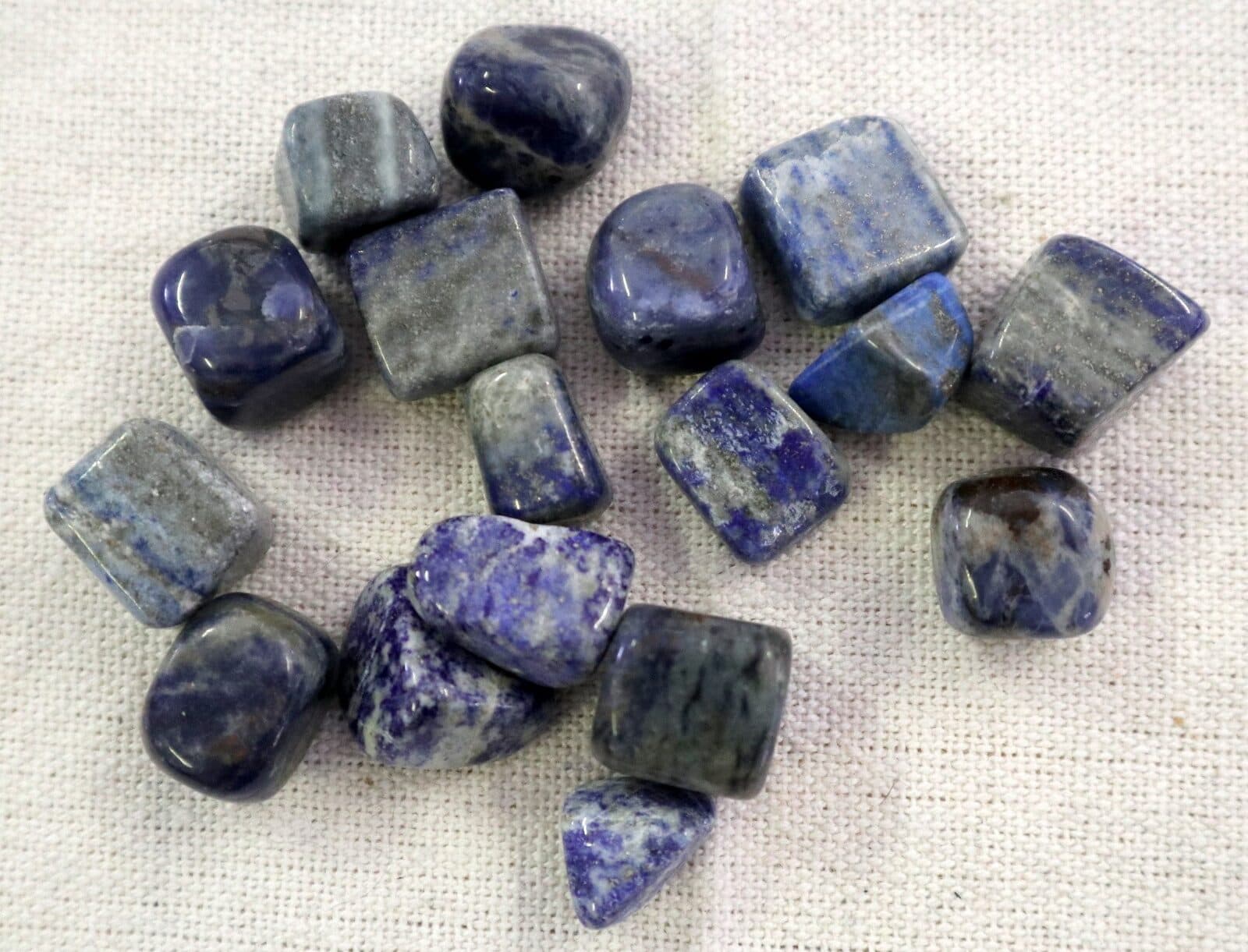 Stock di Pietre di Lapislazzuli Burattate Naturali –  Sacchetti da 7 e/o da 10 Pietre - 7