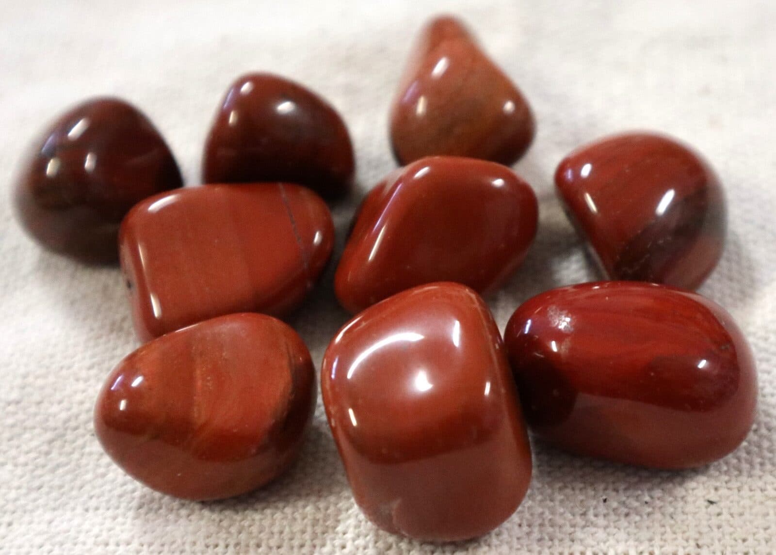 🟥 Diaspro Rosso Burattato – Stock Speciale (9 pietre) - 2
