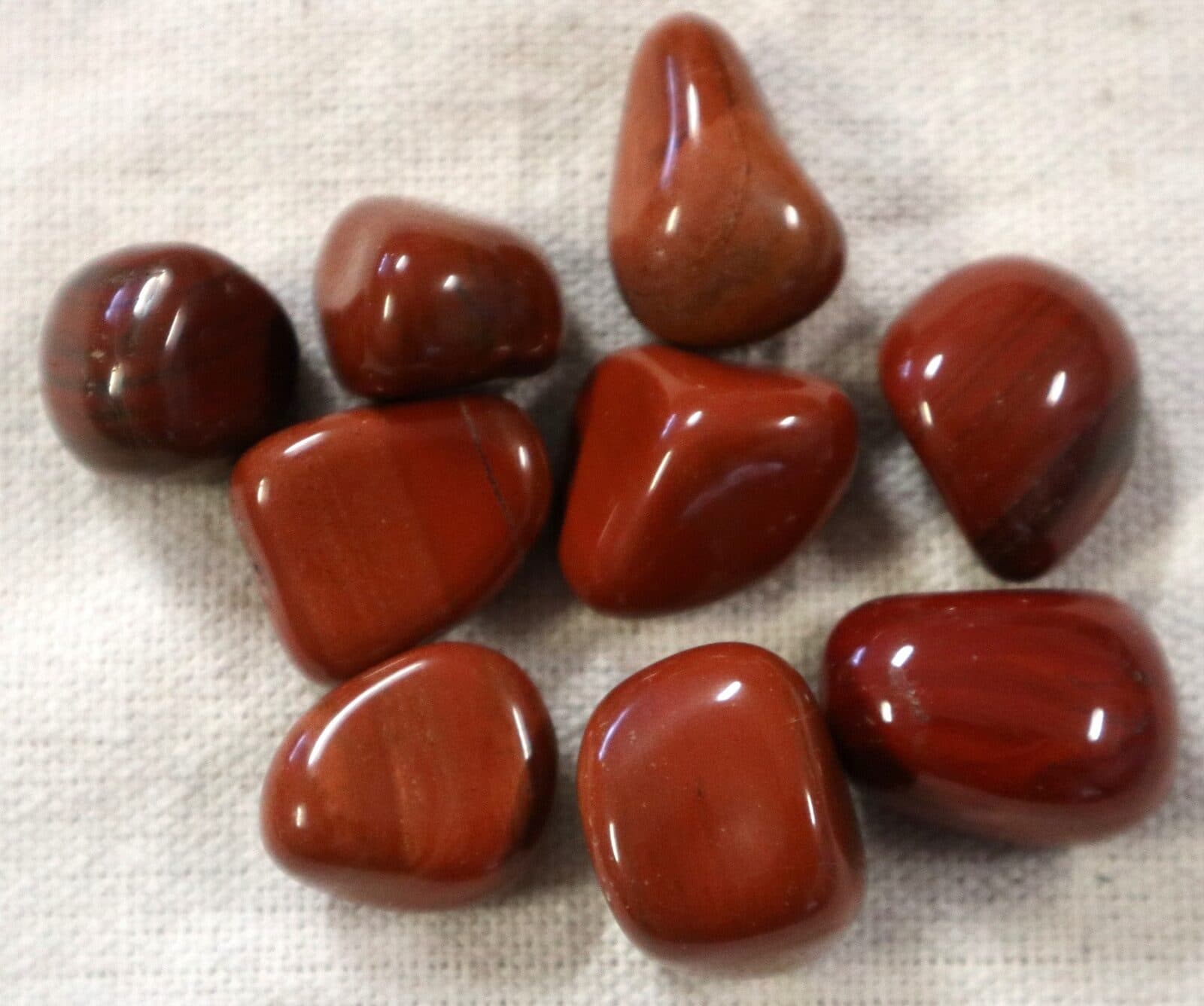 🟥 Diaspro Rosso Burattato – Stock Speciale (9 pietre) - 3