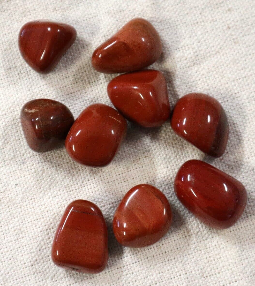 🟥 Diaspro Rosso Burattato – Stock Speciale (9 pietre) - 5