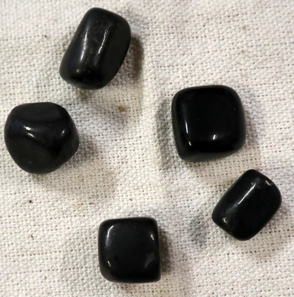 Set 5 Pietre di Sunghite – Cristalli Naturali di Shungite per Energia e Protezione. - 5