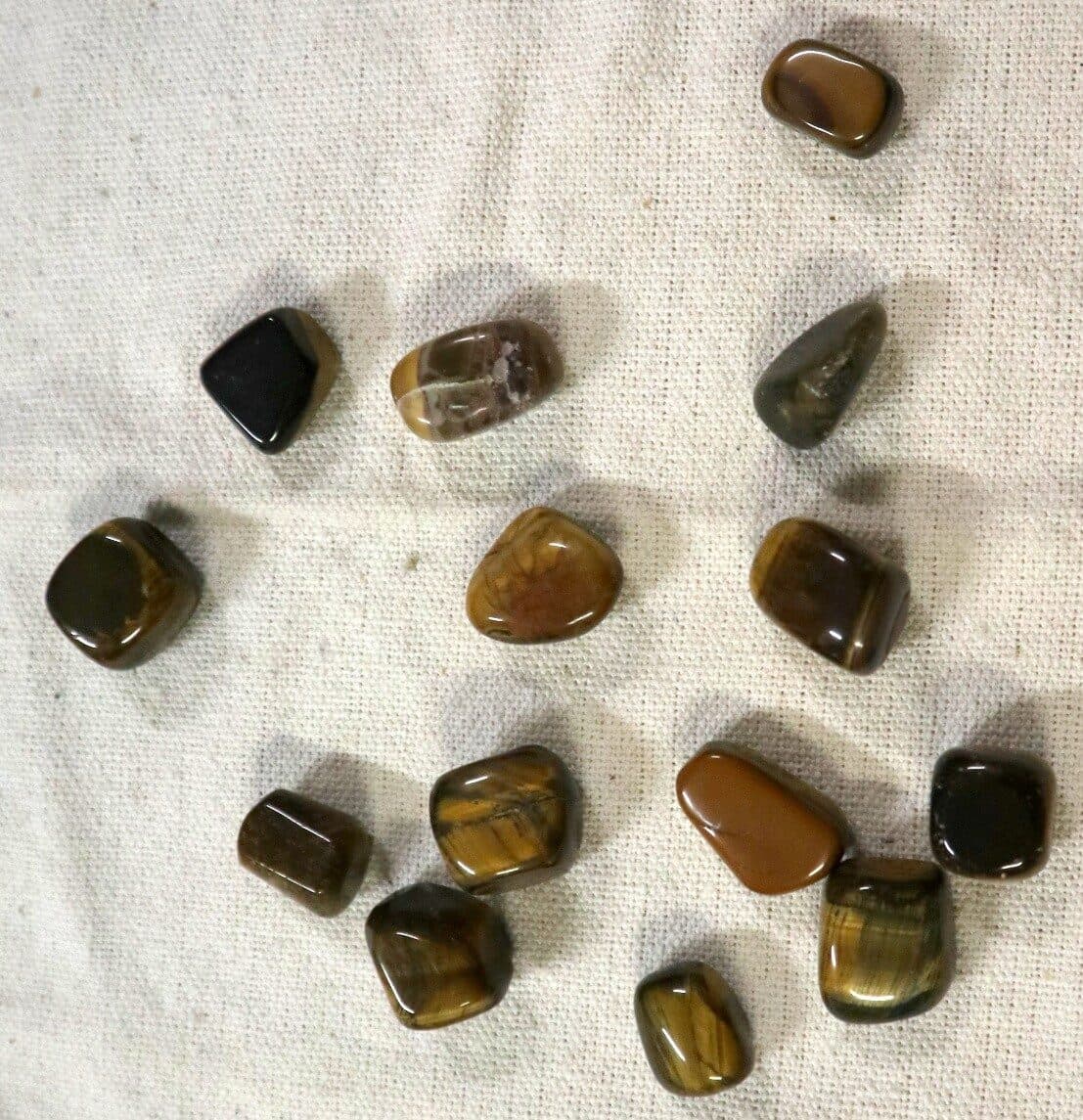 Set 14 Pietre di Occhio di Tigre – Cristalli Naturali da 0,5 a 3 cm in 2 Sacchetti prezzo x sacchetto - 5