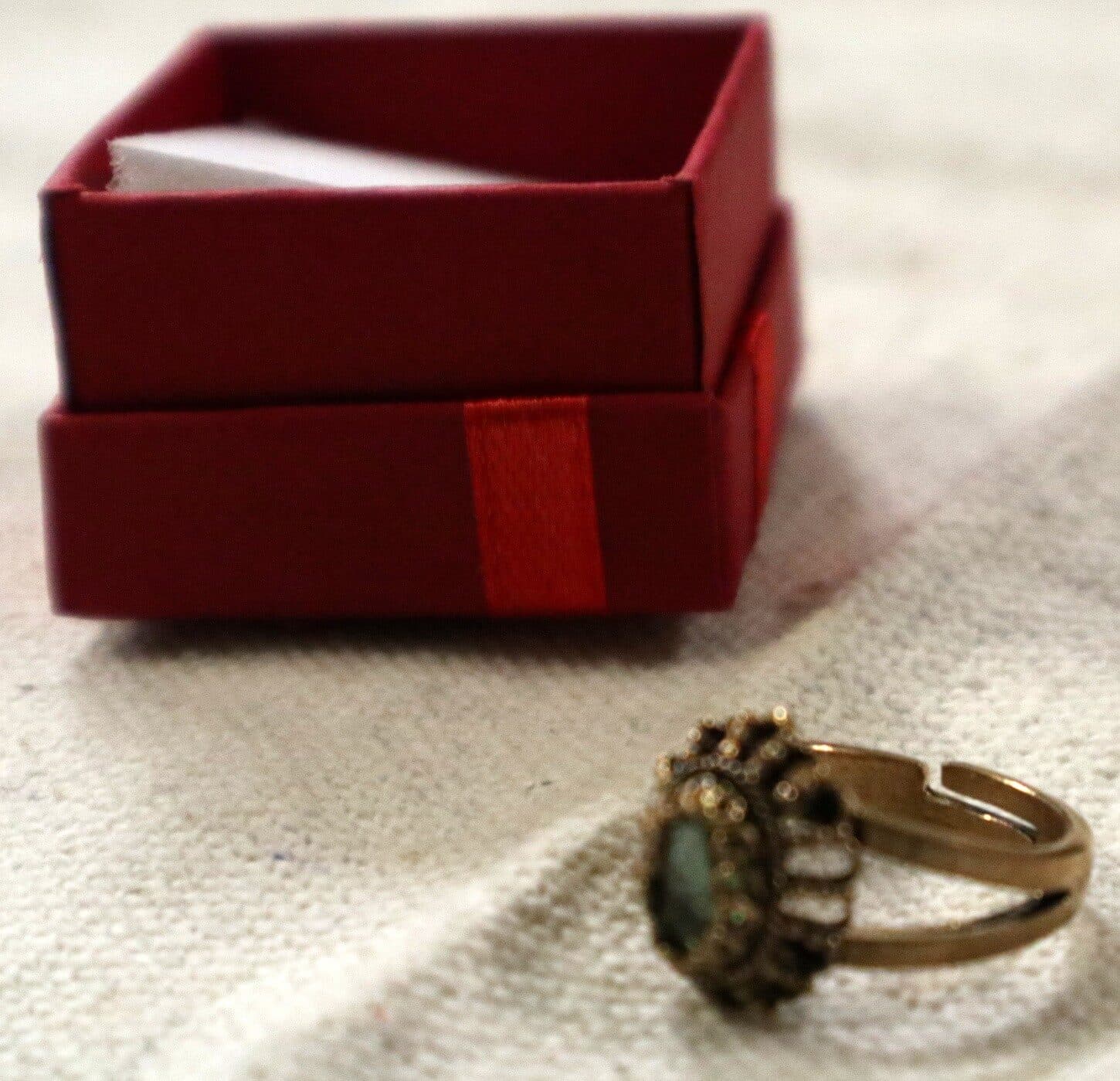 💍 Anello Artigianale in Bronzo con Alessandrite Artificiale – Arte e Magia Turca - 4