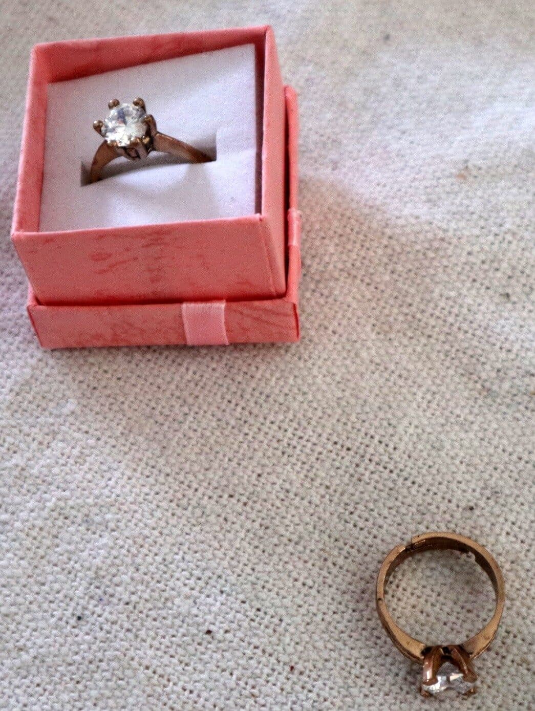 💍 Anello Artigianale in Bronzo Regolabile con Zircone Artificiale - 3