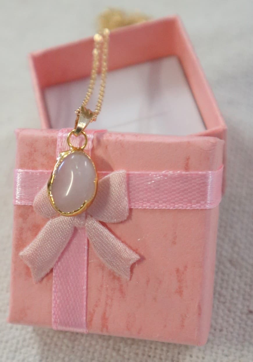 💗 Collana Quarzo Rosa Oro – Amore e Dolcezza in Miniatura 💗 - 2