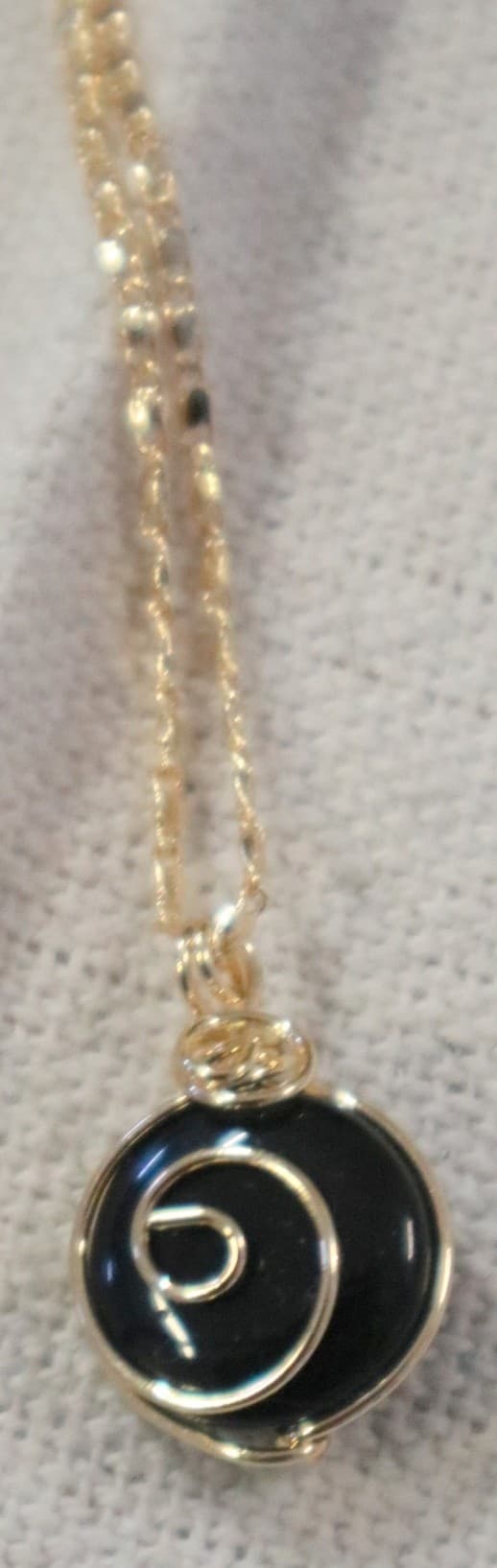 🖤 Collana Ossidiana Nera Oro – Protezione ed Eleganza in Miniatura 🖤 Acciaio galvanizzato oro anallergico – Pietra naturale - 4
