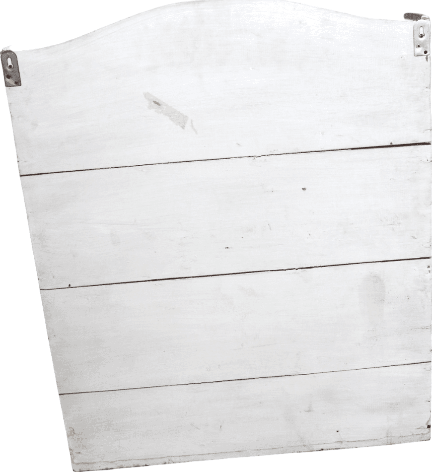 Mensola da Parete in Legno di Albesia Bianco Decapato con 5 Cassetti – Stile Shabby Chic Country - 7