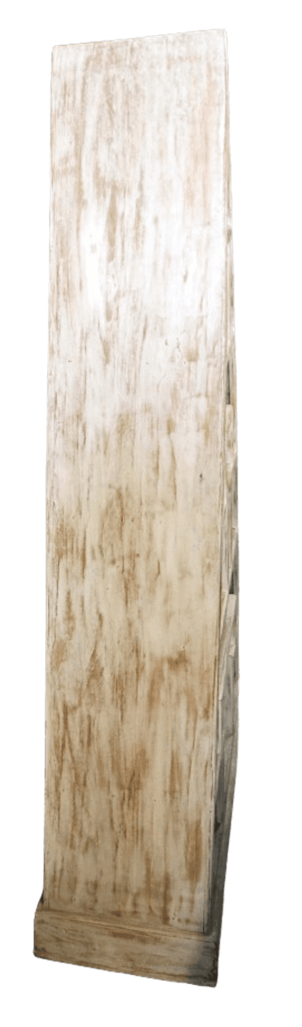 Libreria piramidale in teak massello 100x35x179h – Scaffale design etnico artigianale fatto a mano in Indonesia - 7