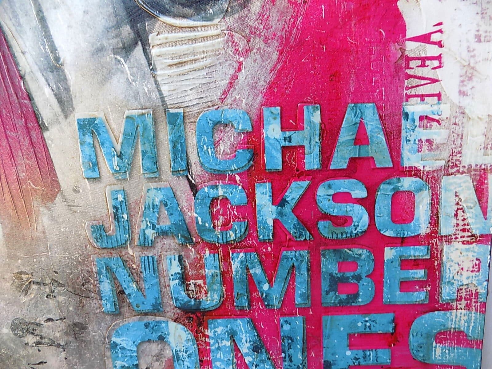 Quadro Michael Jackson il re del pop ad olio cm 100x100 dipinto 1 artisti musica - 4