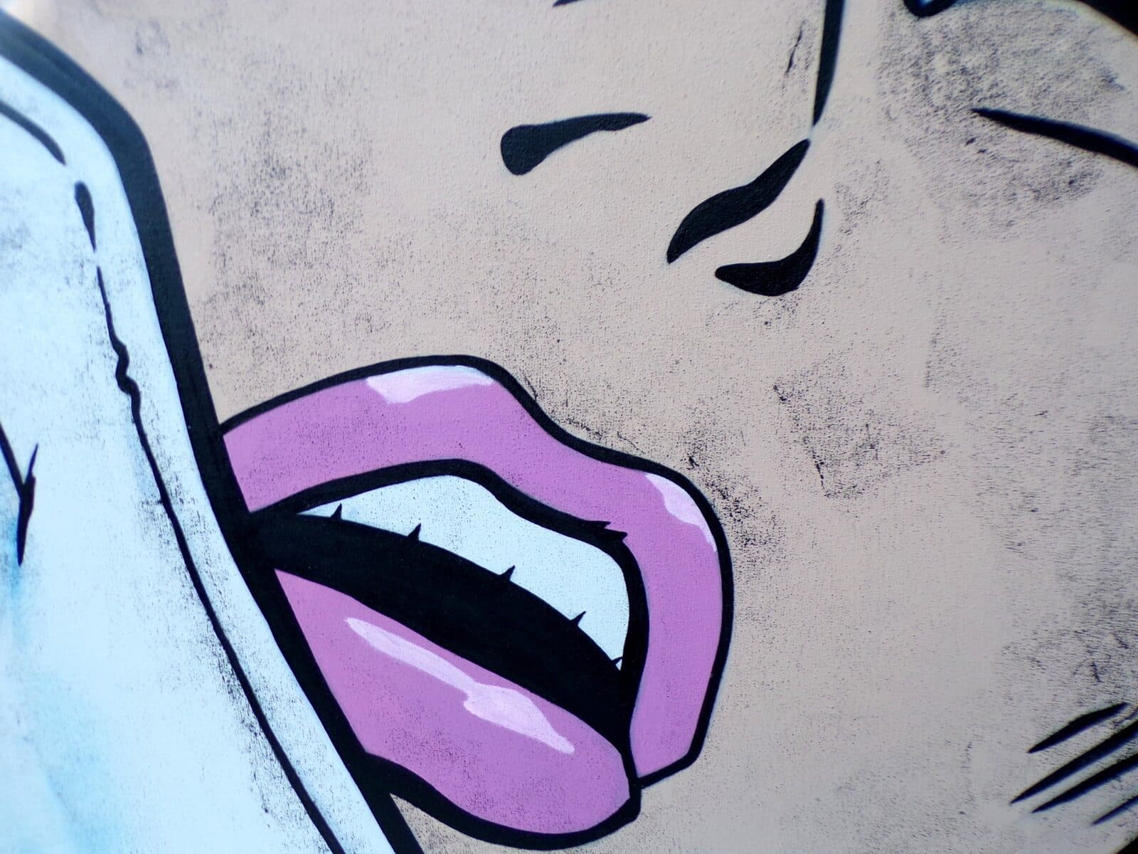 Quadro dipinto pop art ragazza cm120x120 tipo Lichtenstein moderno industrial tela pannello donna - 6