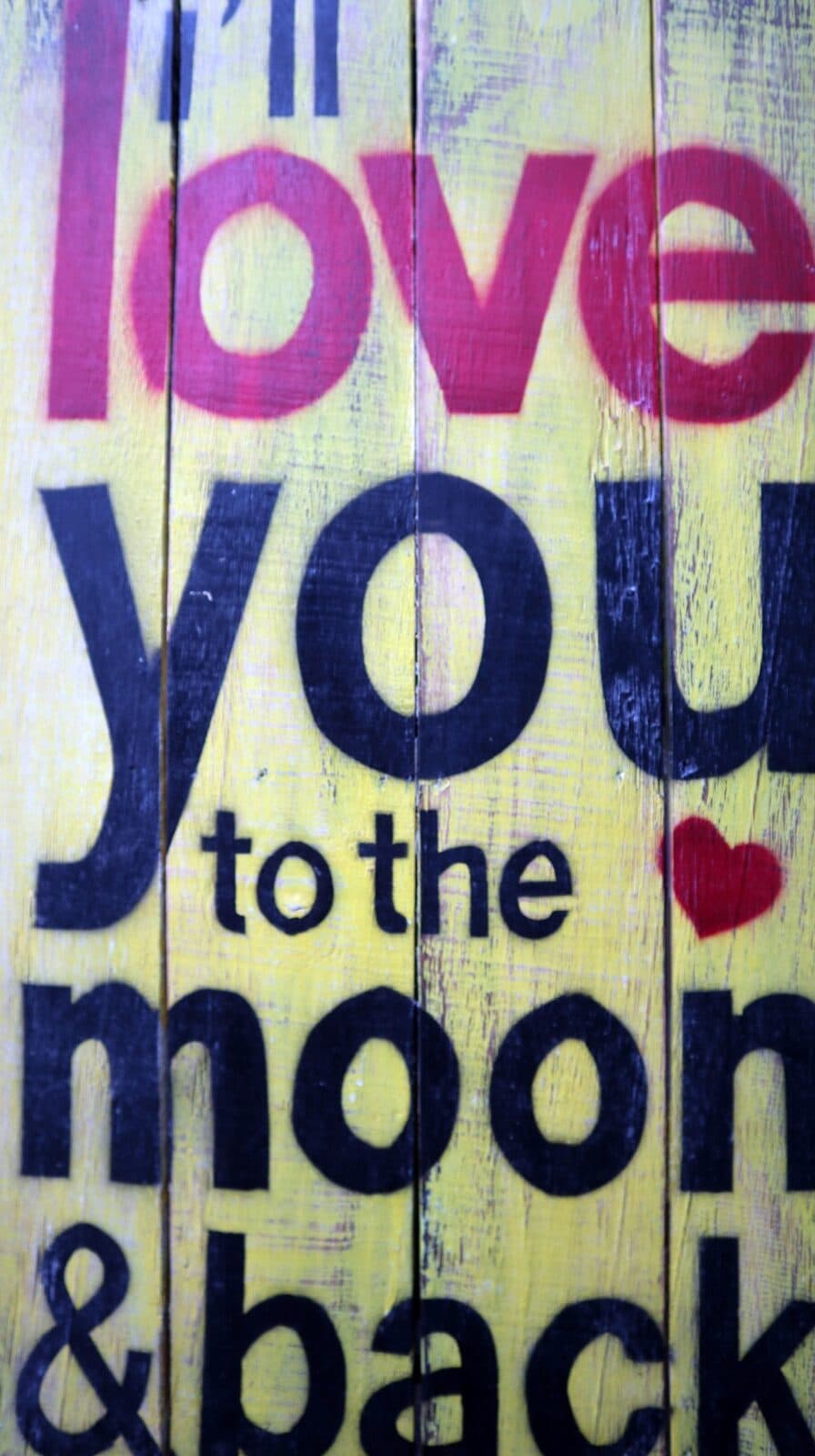Pannello decorativo in legno ideale per B&B birreria bar locale "Love You " cm 70x40 - 8