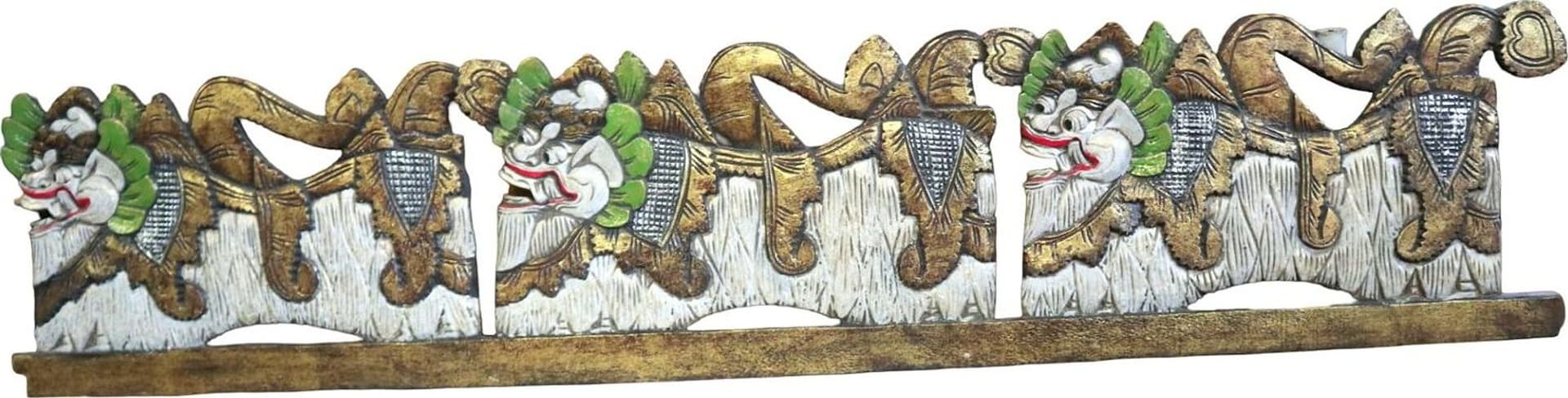 Pannello in Legno Intagliato a Mano con Dragoni Balinesi – Arte Tradizionale di Bali, Spedizione Inclusa - 3