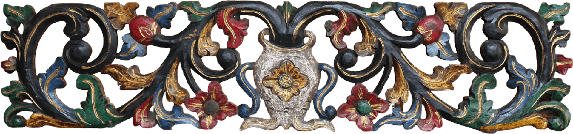 Albero della Vita in Legno Intarsiato 100x21 cm – Decorazione Orizzontale Artigianale da Bali, Fatto a Mano - 5