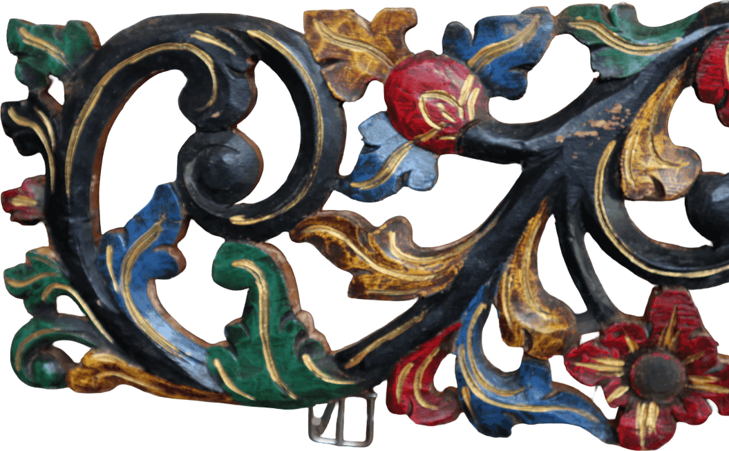 Albero della Vita in Legno Intarsiato 100x21 cm – Decorazione Orizzontale Artigianale da Bali, Fatto a Mano - 6