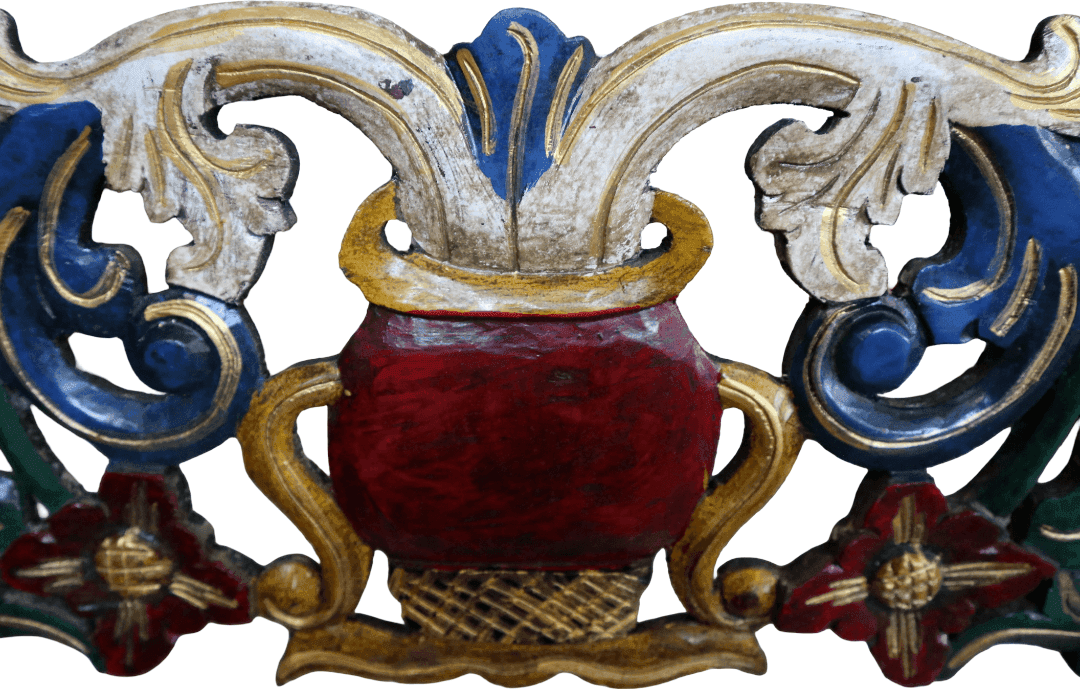 Pannello Albero della Vita in Legno Intarsiato e Dipinto a Mano – Bali Indonesia – Decorazione da Parete Artigianale 100x22 cm - 7