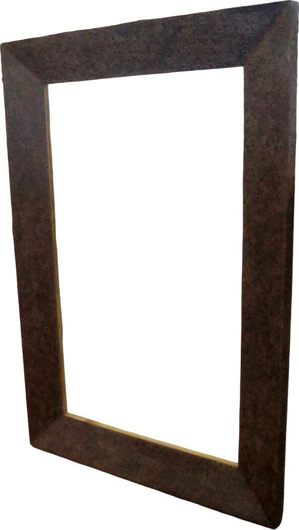 ✨ Specchio con Cornice in Resina e Cannella Naturale – Artigianato Indonesiano cm 120x80 - 2