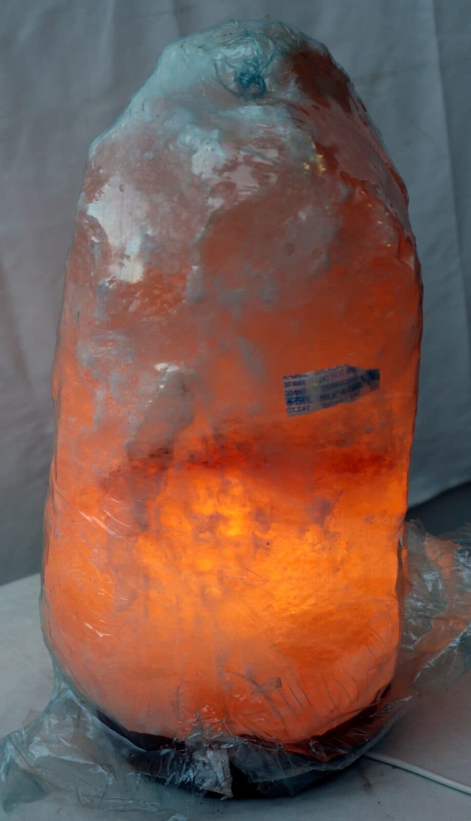 Lampada di sale ida kg 10/12 salgemma Himalaya cm 16x16x30hh - 2