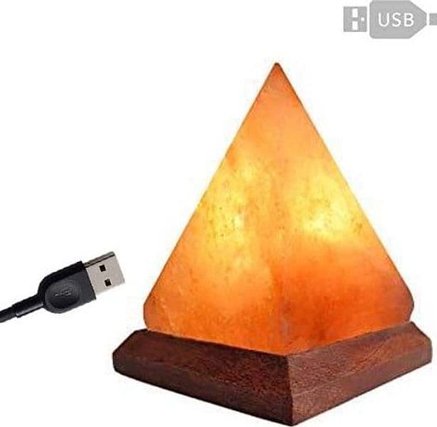 LAMPADA DI SALE USB PIRAMIDE LED  COLORATO CM H9 CON SCATOLA   Voganto - 2