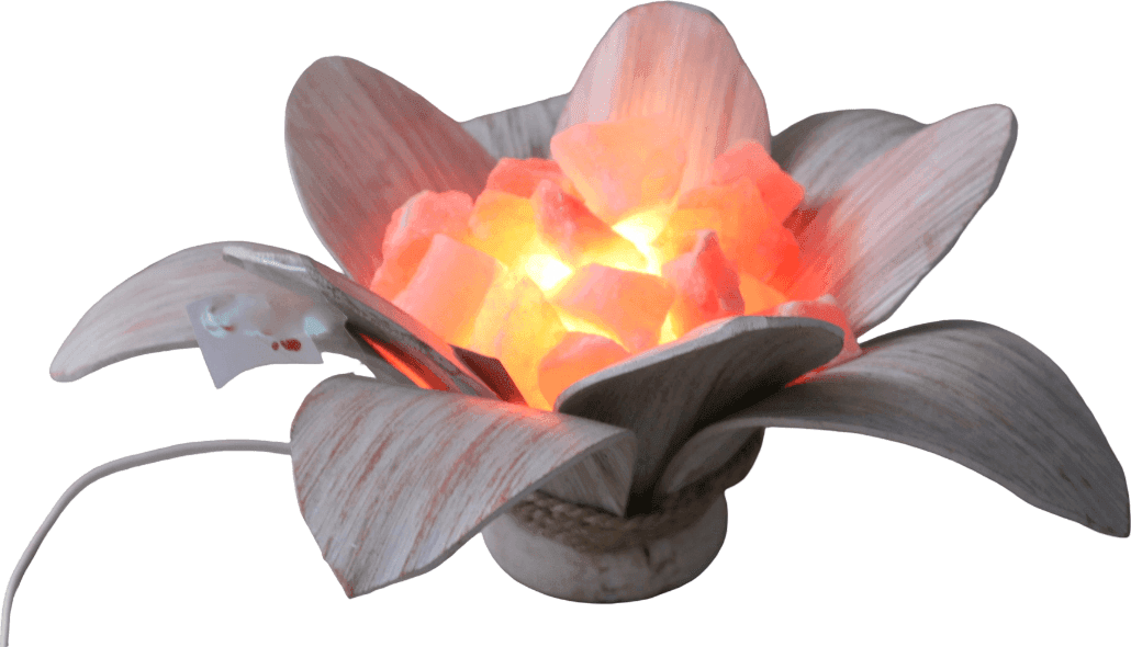 🌿 LAMPADA DI SALE A FORMA DI FIORE – FOGLIE DI COCCO SBIANCATE – HANDMADE BALI - 3