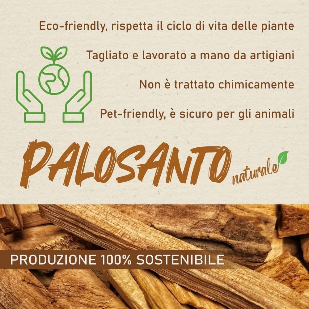 Palo Santo Bastoncini Naturali - Incenso Qualità Premium. Legnetti per Purificazione e Meditazione - 3
