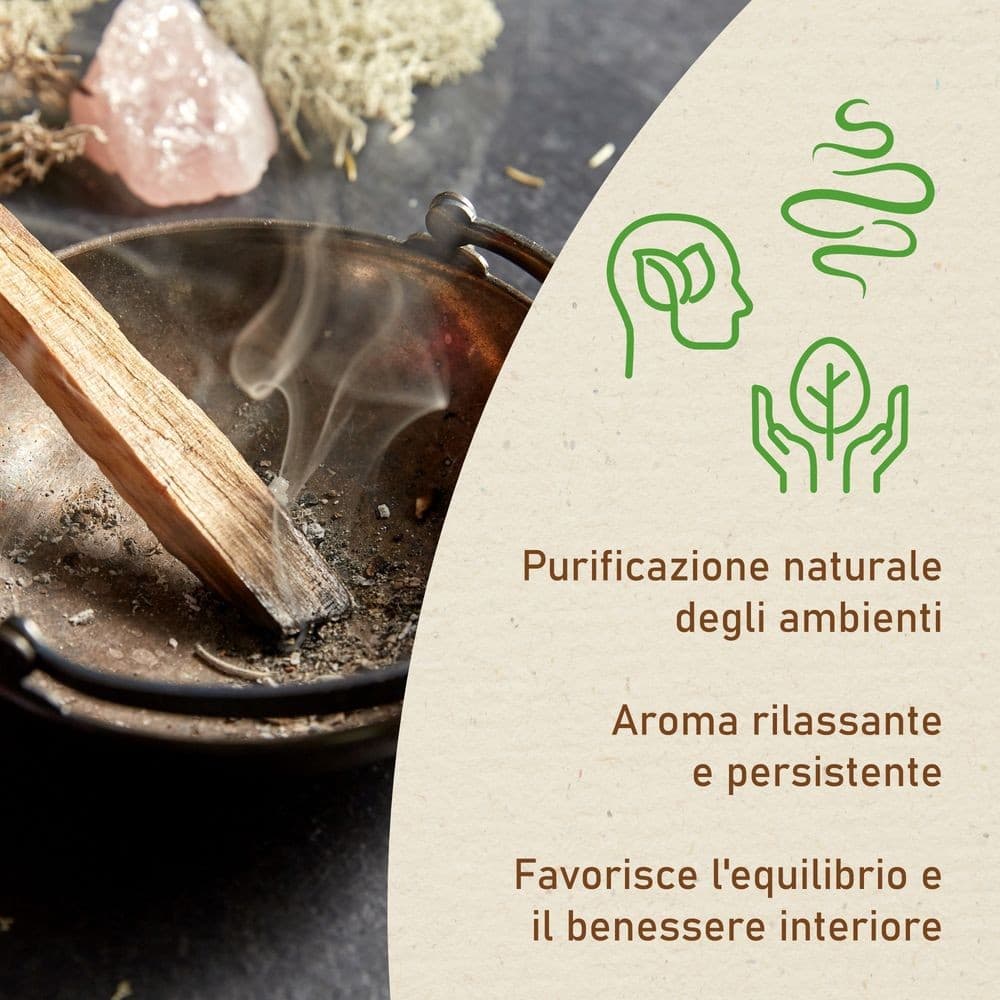 Palo Santo Bastoncini Naturali - Incenso Qualità Premium. Legnetti per Purificazione e Meditazione - 4