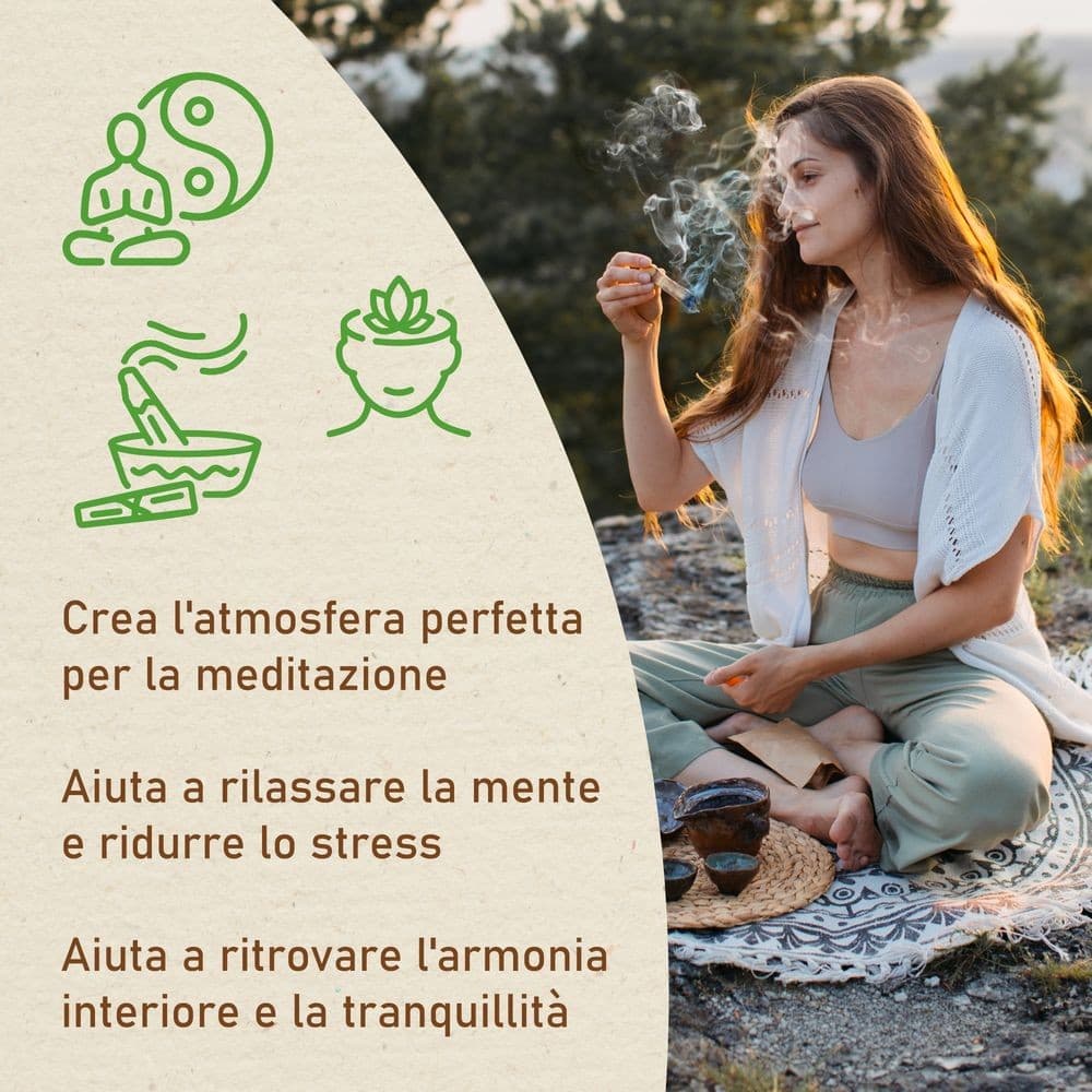 Palo Santo Bastoncini Naturali - Incenso Qualità Premium. Legnetti per Purificazione e Meditazione - 5