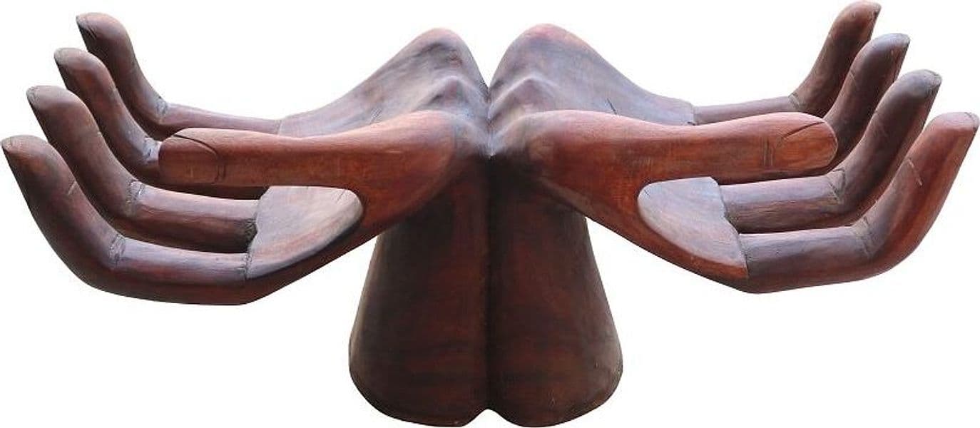 Base in Legno di Suar per Tavolino da Caffè – Intagliata a Mano – 78x22x30h cm – Artigianato Indonesiano – 3 Pezzi Disponibili - 2