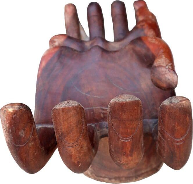 Base in Legno di Suar per Tavolino da Caffè – Intagliata a Mano – 78x22x30h cm – Artigianato Indonesiano – 3 Pezzi Disponibili - 12