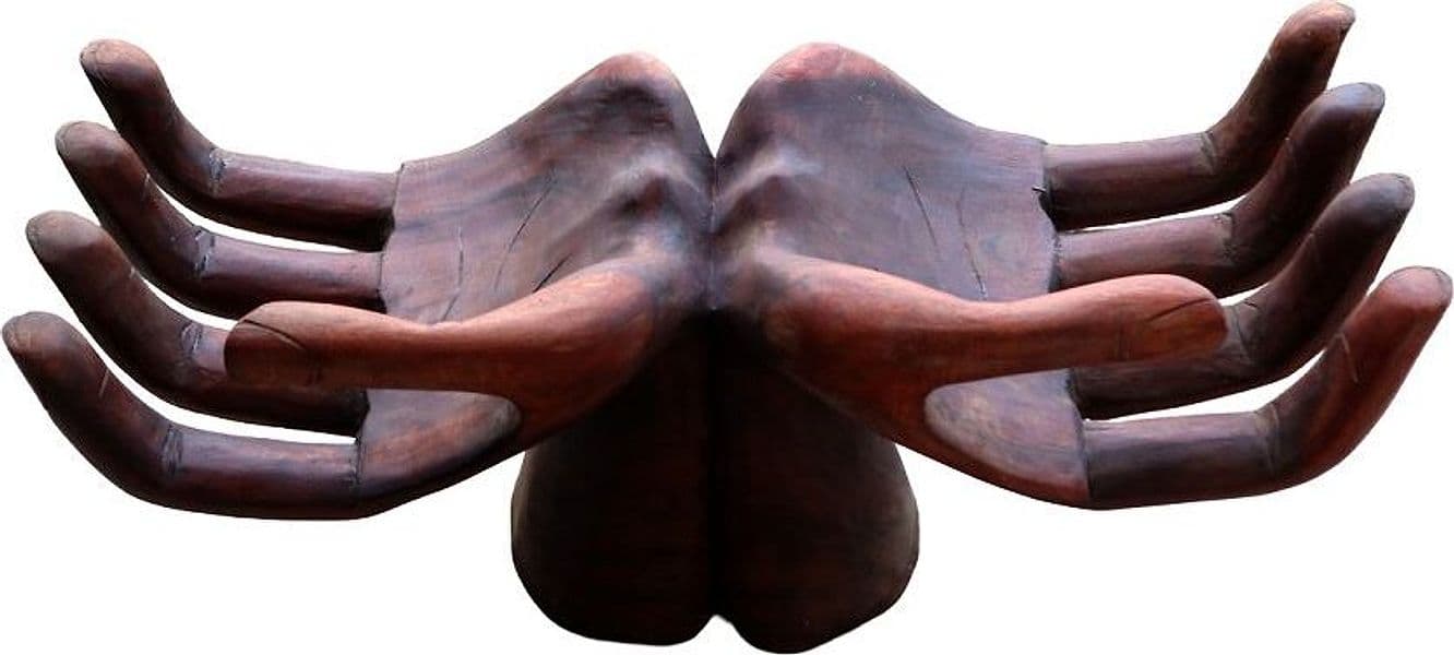 Base in Legno di Suar per Tavolino da Caffè – Intagliata a Mano – 78x22x30h cm – Artigianato Indonesiano – 3 Pezzi Disponibili - 5
