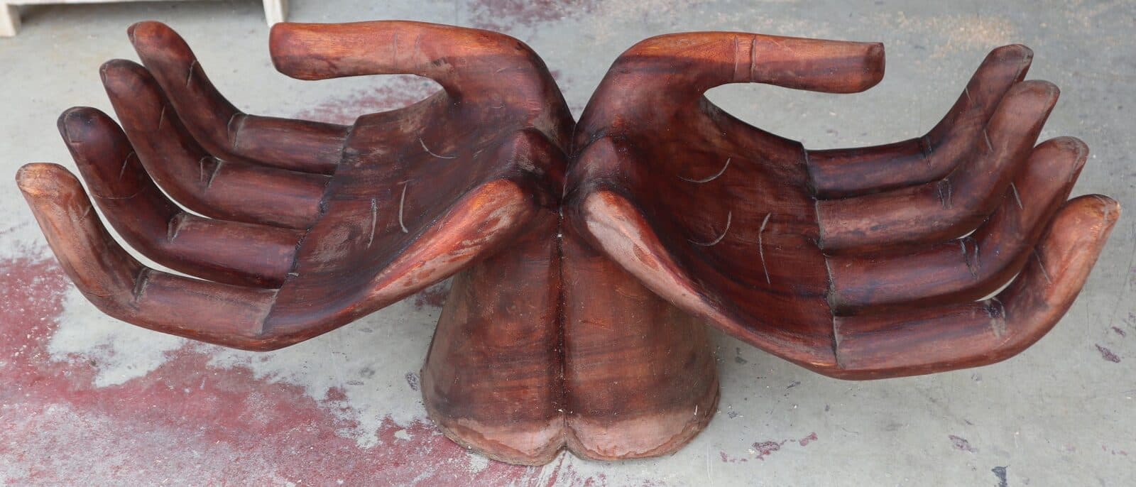 Base in Legno di Suar per Tavolino da Caffè – Intagliata a Mano – 78x22x30h cm – Artigianato Indonesiano – 3 Pezzi Disponibili - 8