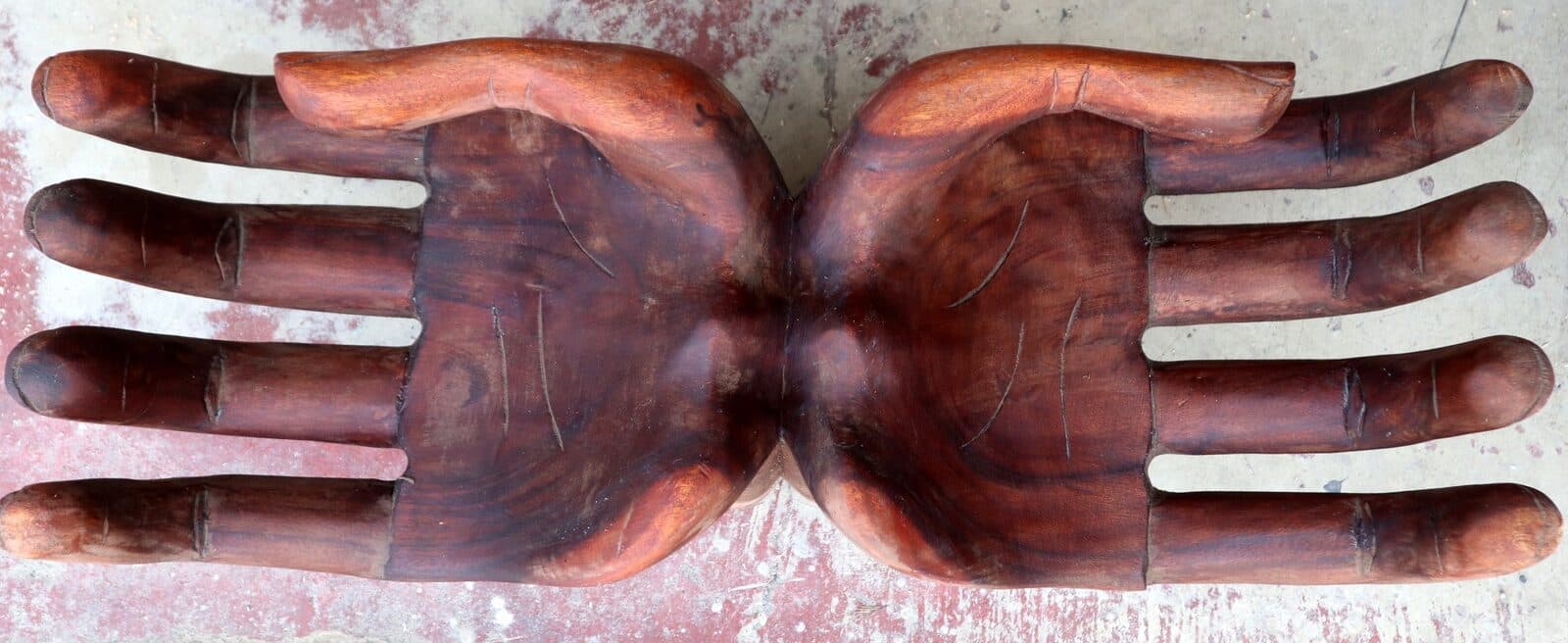 Base in Legno di Suar per Tavolino da Caffè – Intagliata a Mano – 78x22x30h cm – Artigianato Indonesiano – 3 Pezzi Disponibili - 9