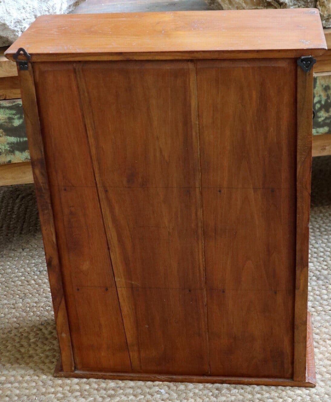 Vetrinetta in Legno di Teak Naturale – Fatto a Mano in Indonesia – 42x18x56h cm - 15