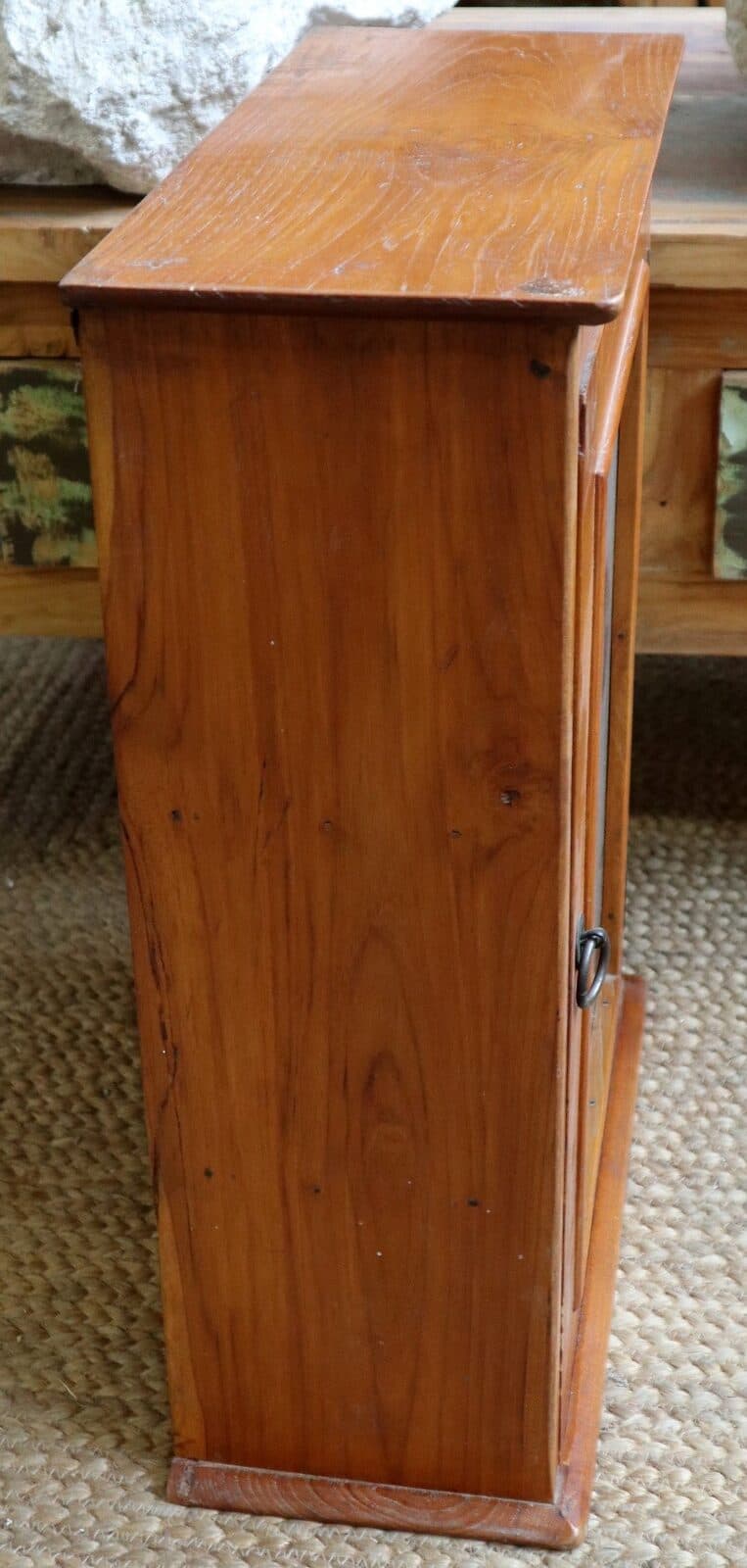 Vetrinetta in Legno di Teak Naturale – Fatto a Mano in Indonesia – 42x18x56h cm - 5