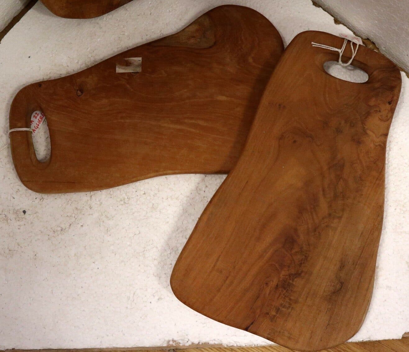 Tagliere in legno di teak naturale cm 30x18x1circa vassoio - 2