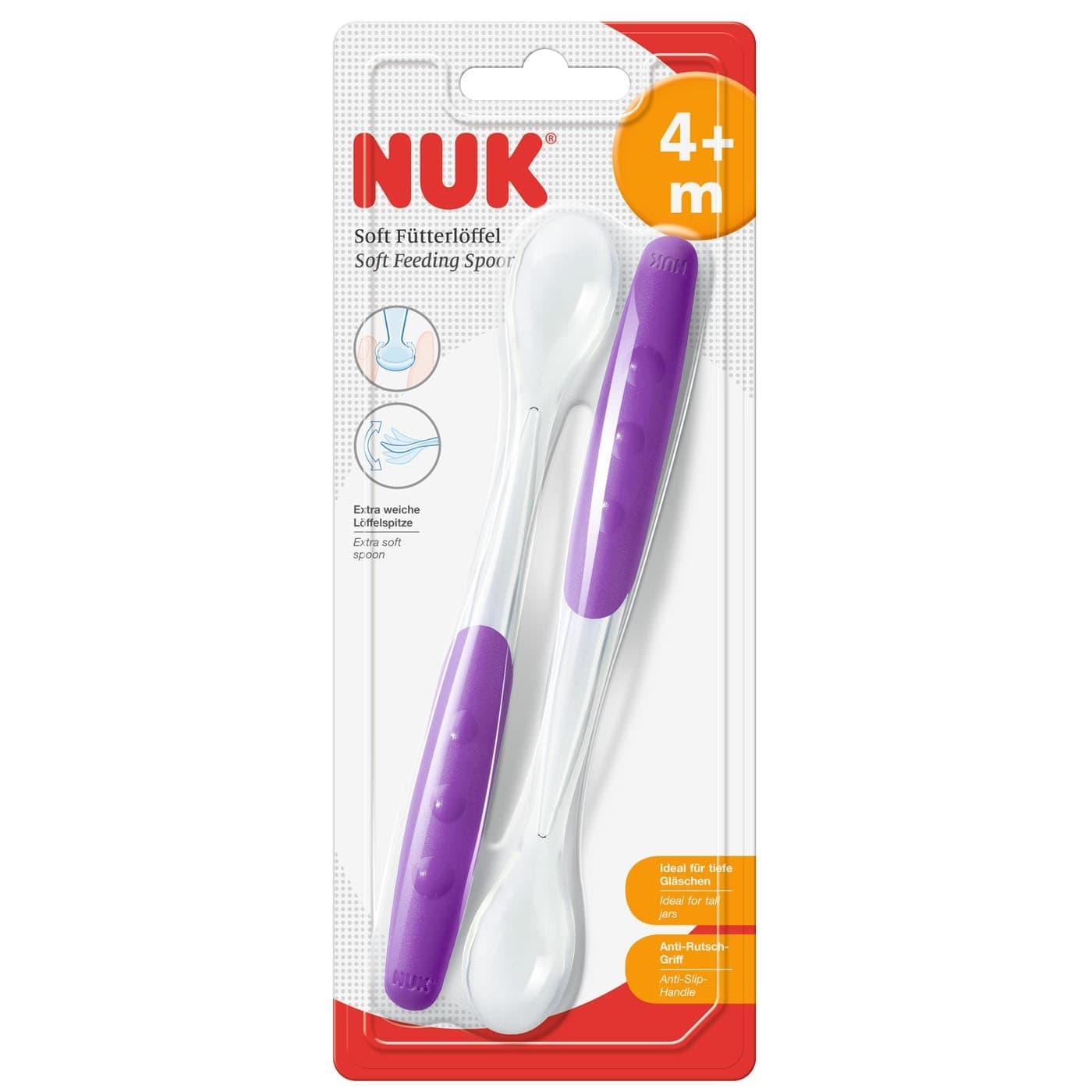 CUCCHIAIO SOFT SIL NUK 2PZ - 4