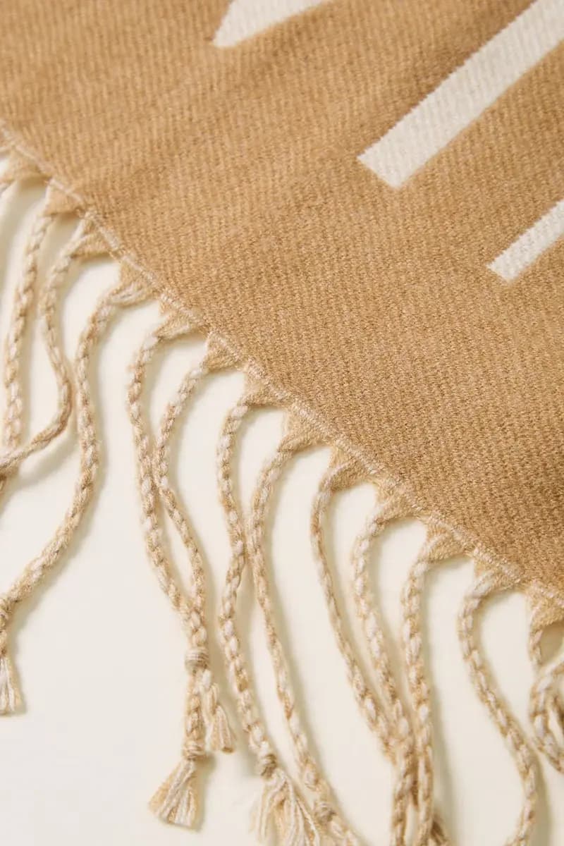 Stola in panno jacquard con logo | TWINSET - 4