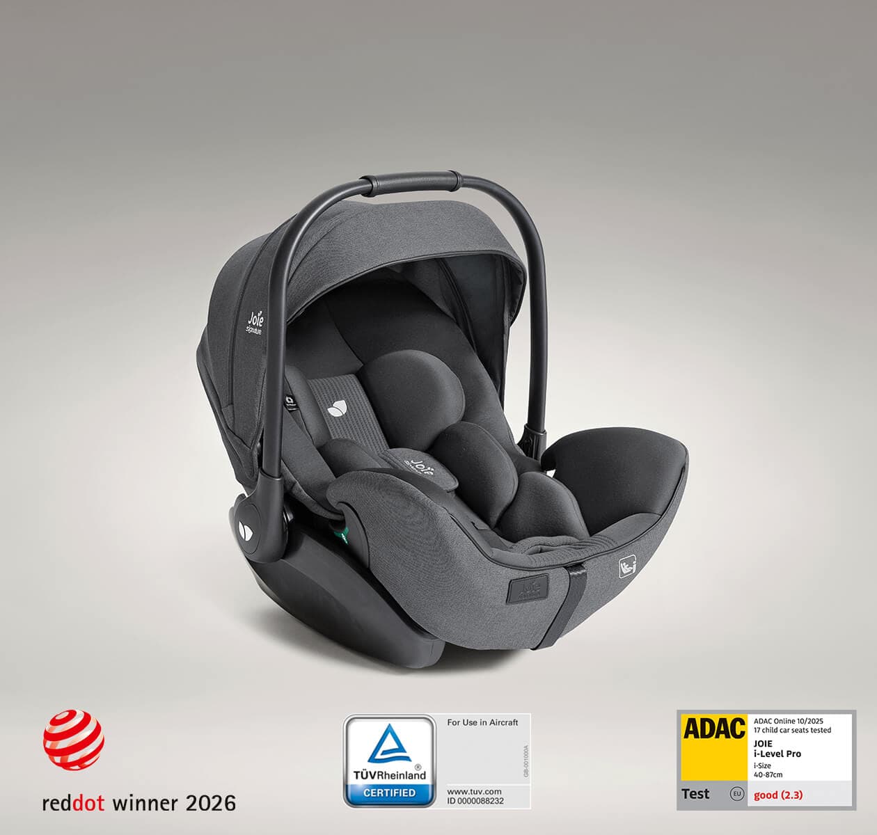 Ovetto Joie Signature i-Level Pro – Ebony