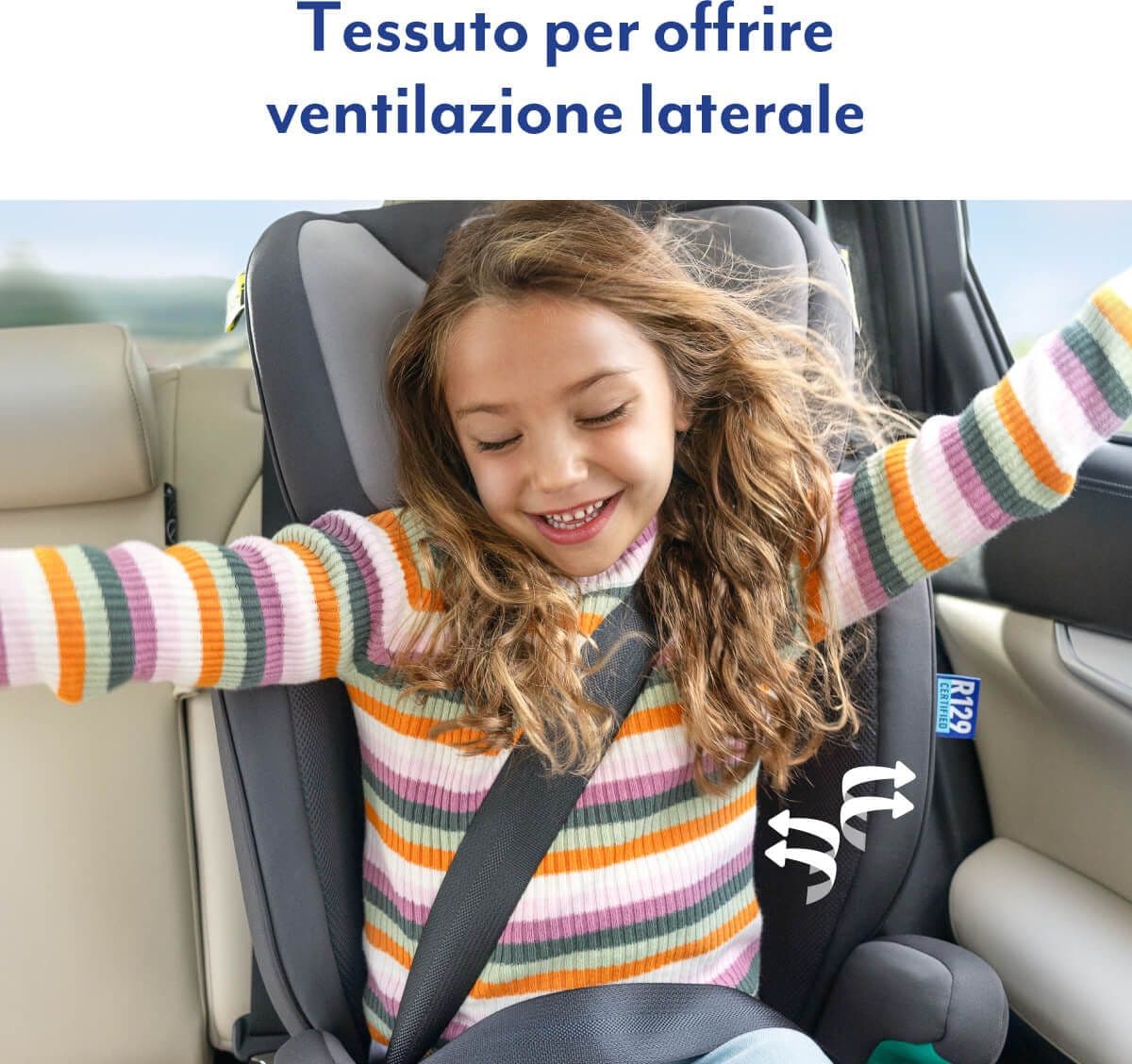 Seggiolino Auto Graco Affix i-Size R129 – Iron