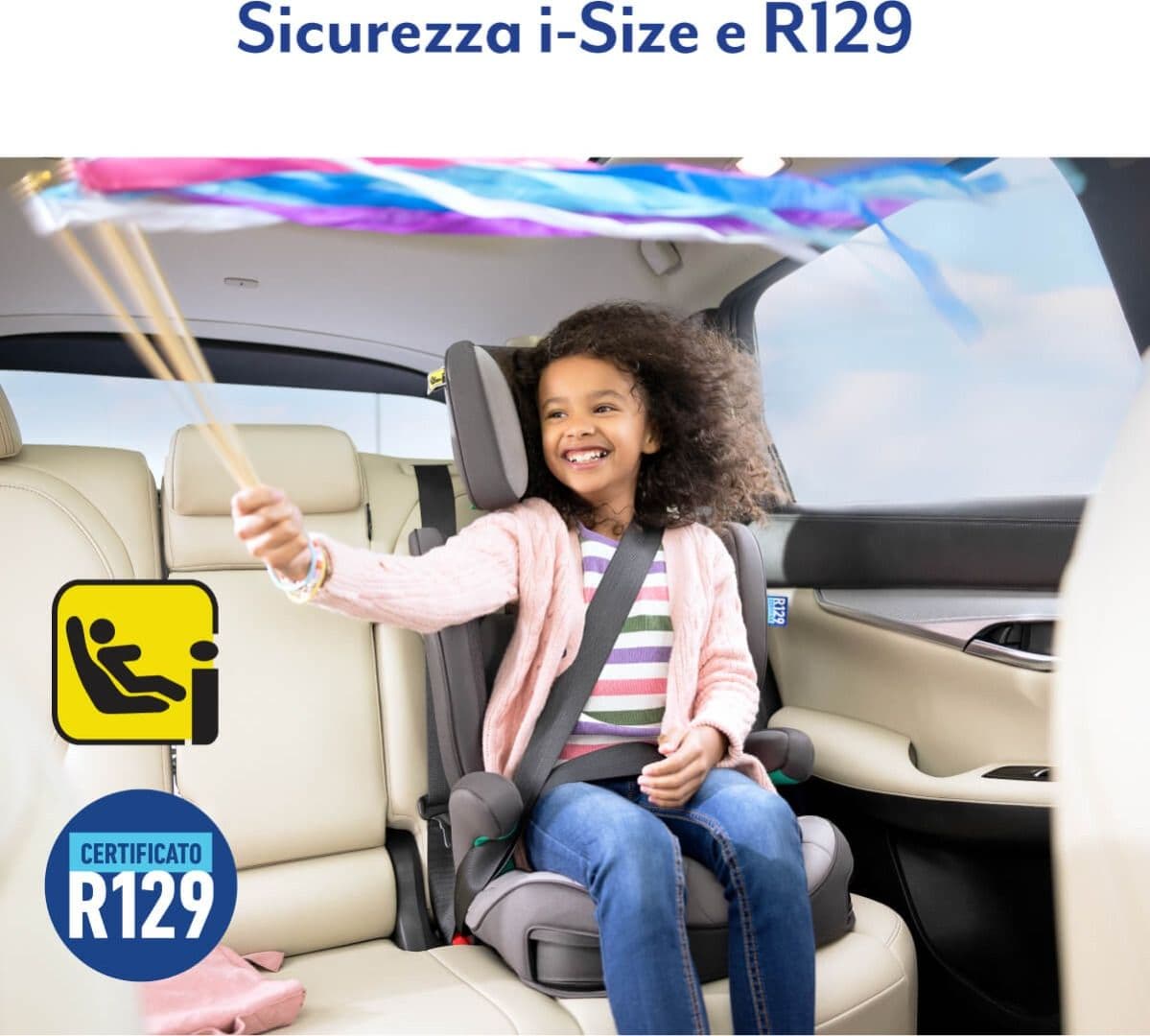 Seggiolino Auto Graco Affix i-Size R129 – Iron