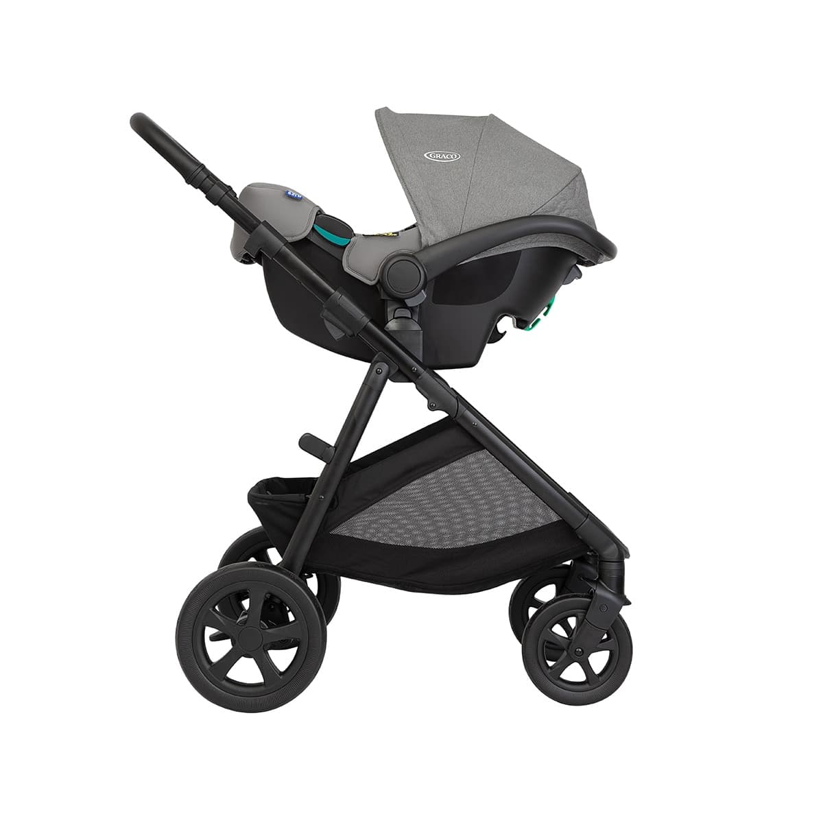 Trio Graco Near2Me DLX con SnugLite e Navicella – Ash