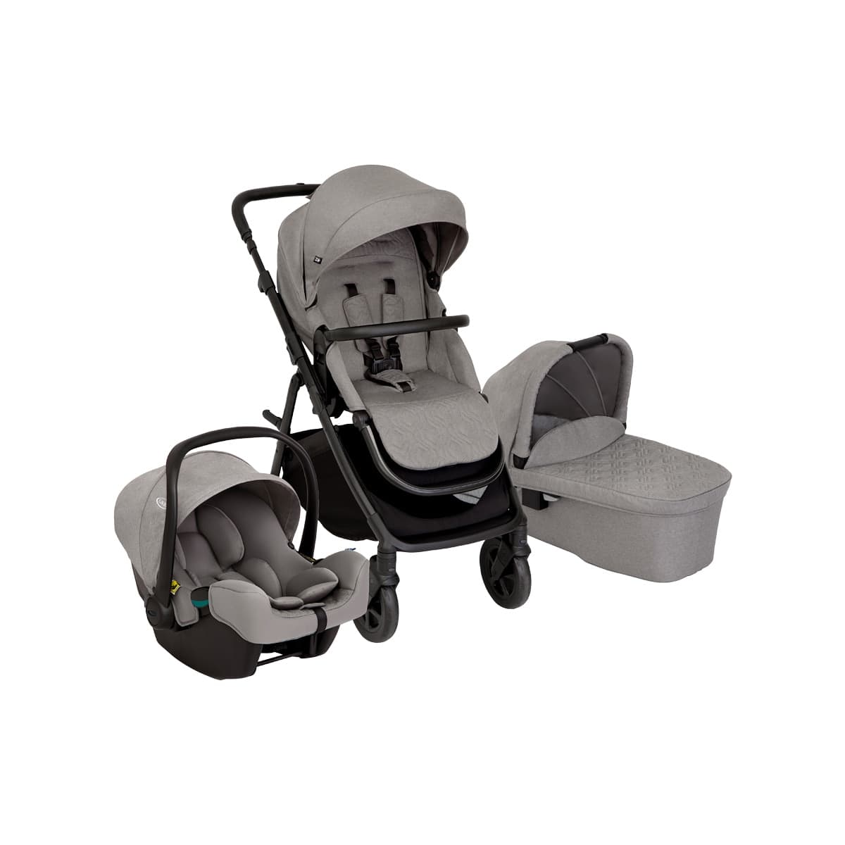 Trio Graco Near2Me DLX con SnugLite e Navicella – Ash