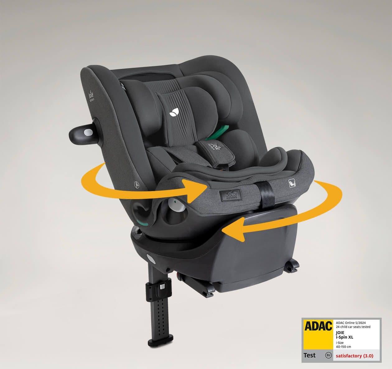 Seggiolino Auto Joie Signature i-Spin XL – Ebony