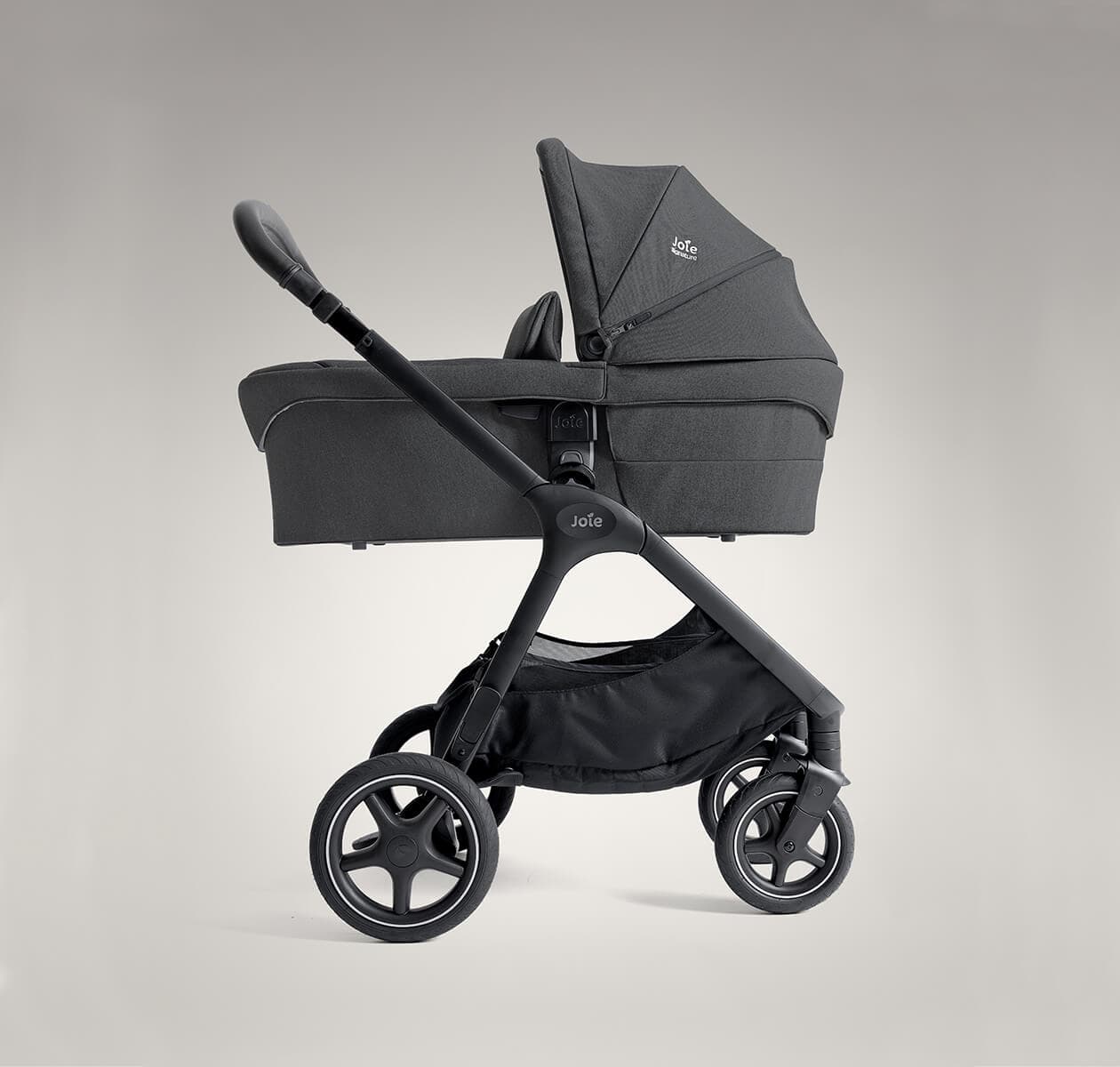 Passeggino Joie Signature Finiti con Parapioggia e Adattatori – Ebony