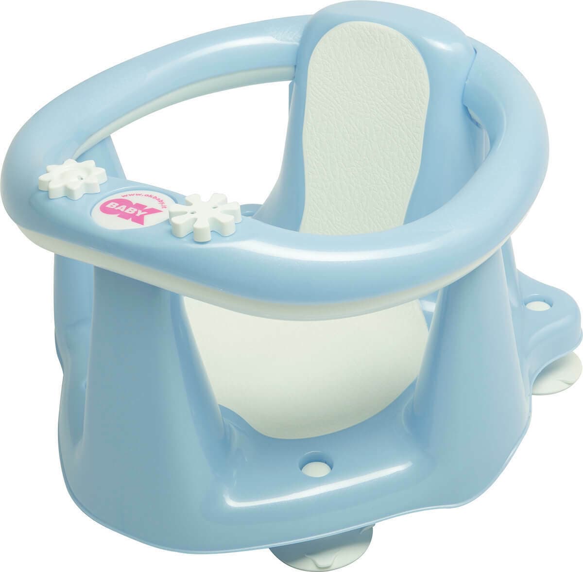 Poltroncina da Bagno Ok Baby Flipper Evolution Colori Basic Assortiti – Celeste