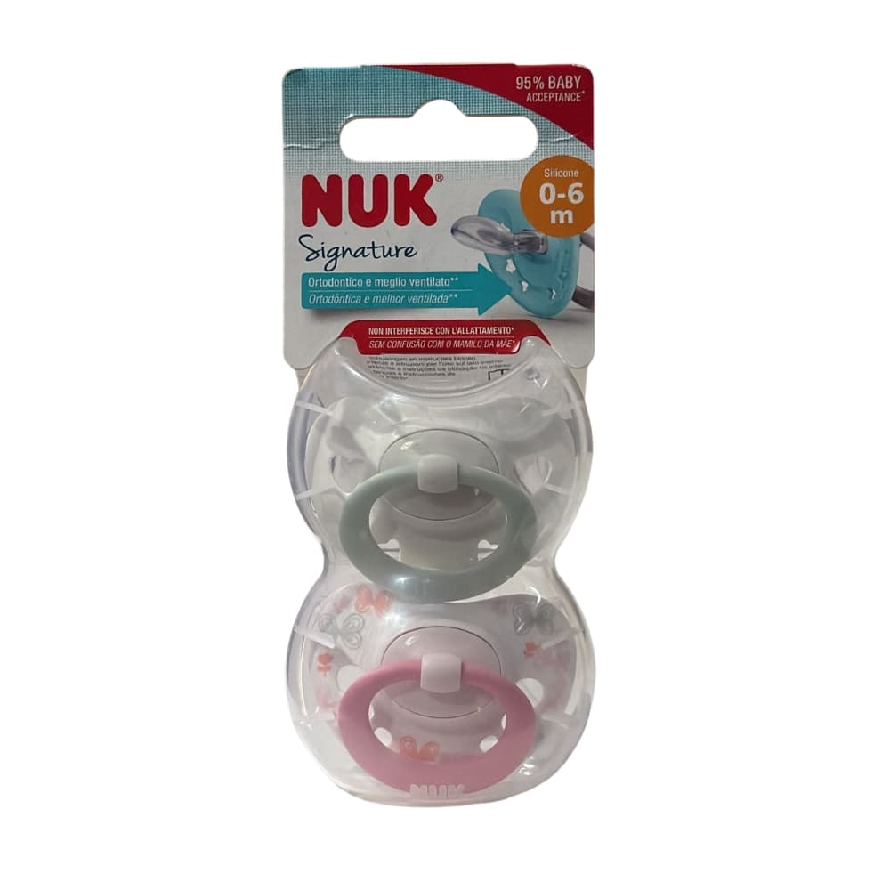Succhietto Nuk Signature Silicone 2 Pz 0-6m - 3