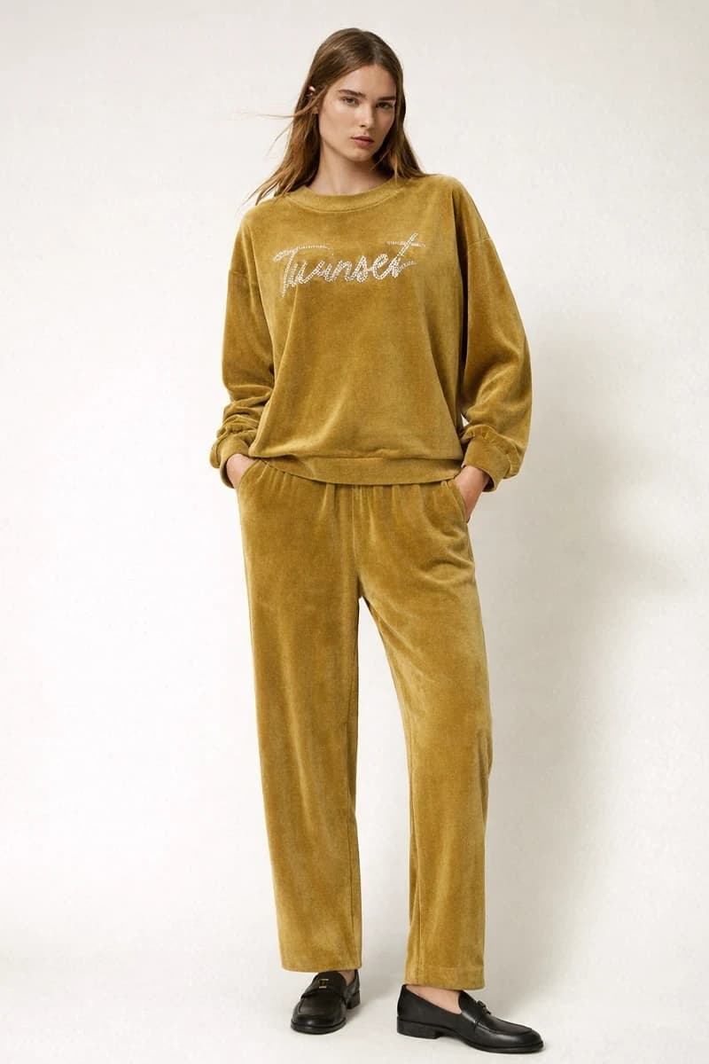 Completo tuta con felpa chiusa e pantaloni | TWINSET - 2