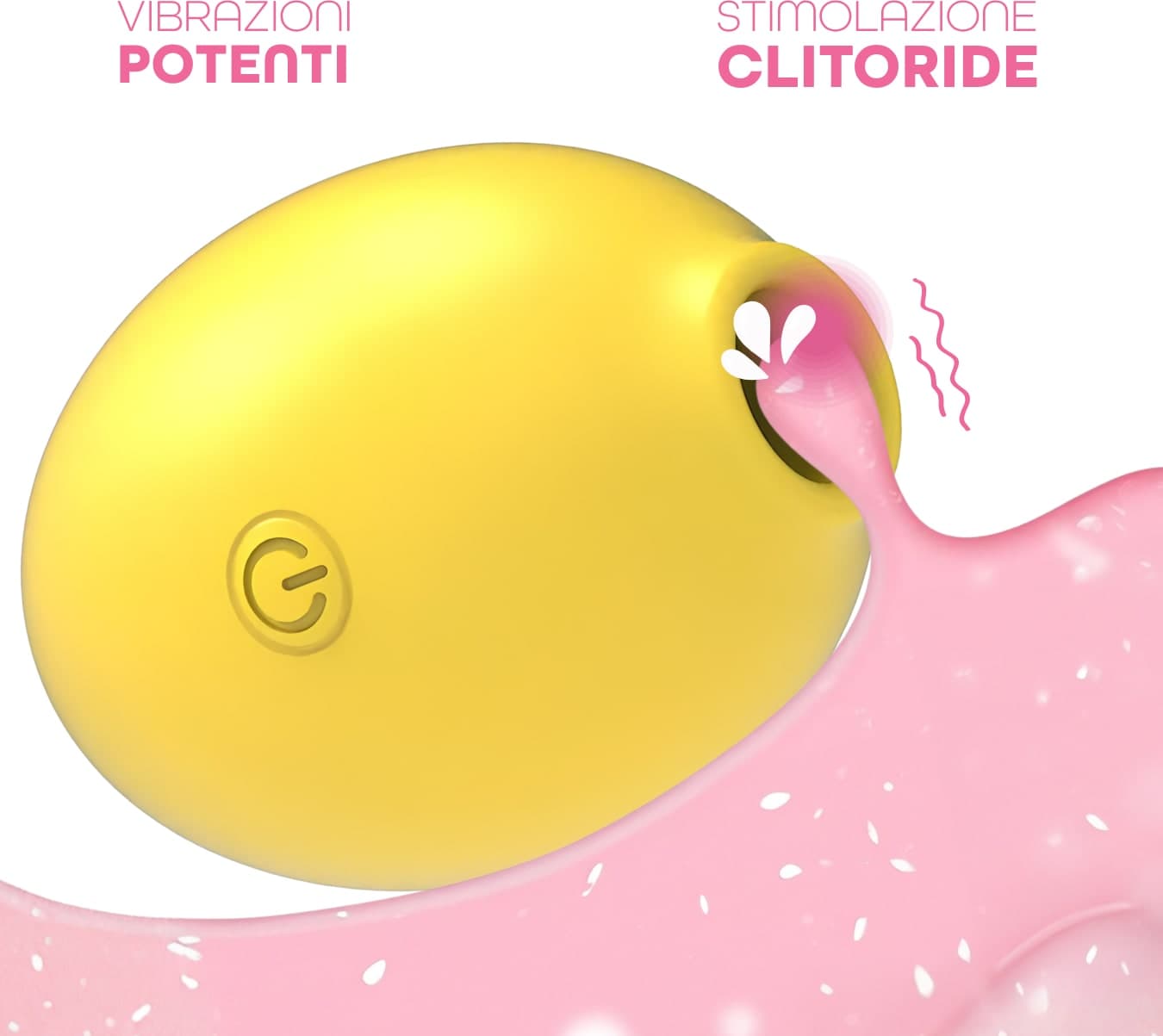 Succhia Clitoride Limone con 10 Modalità di Suzione e Vibrazione Sex Toy Donna - 4