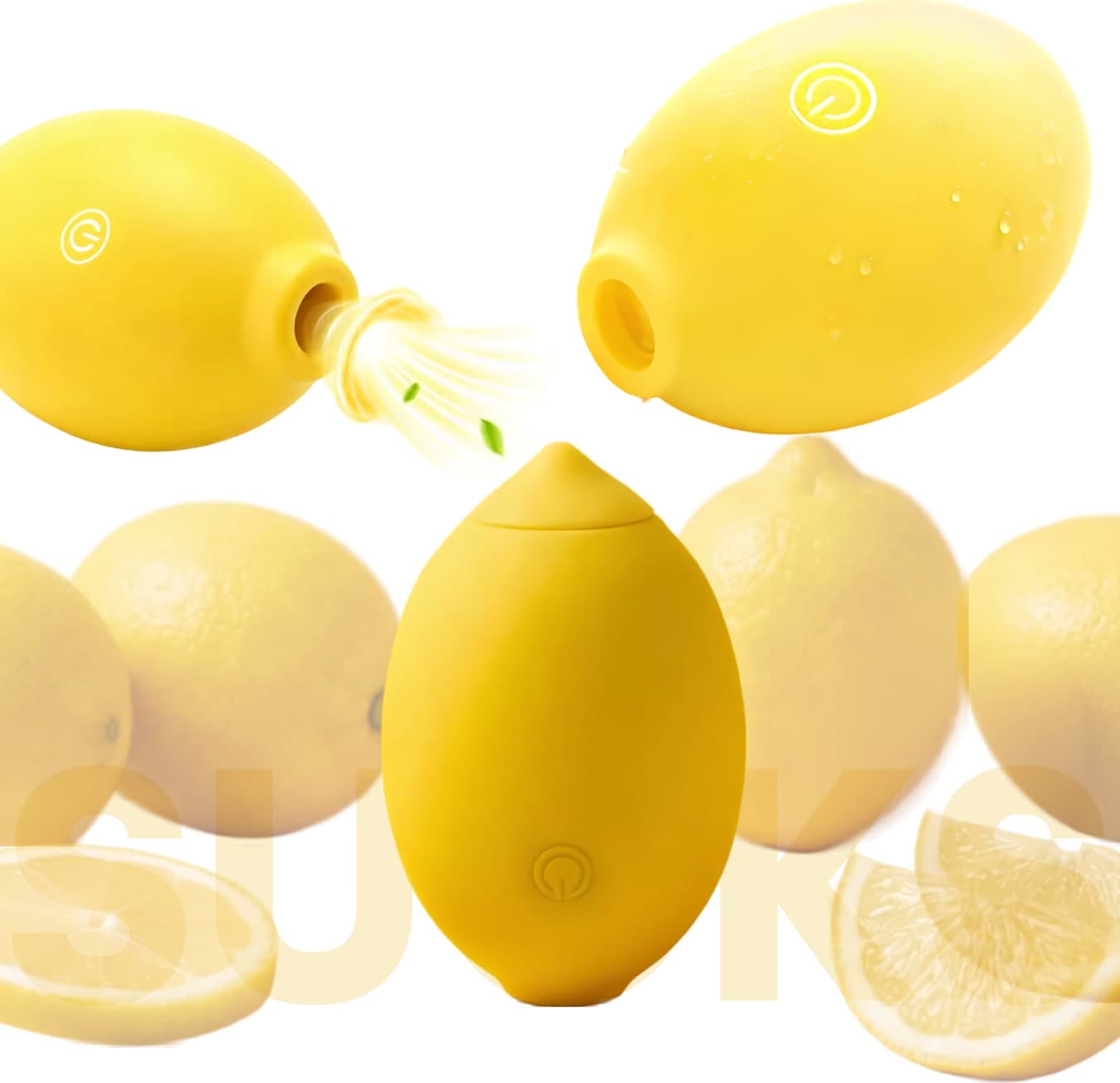 Succhia Clitoride Limone con 10 Modalità di Suzione e Vibrazione Sex Toy Donna - 9