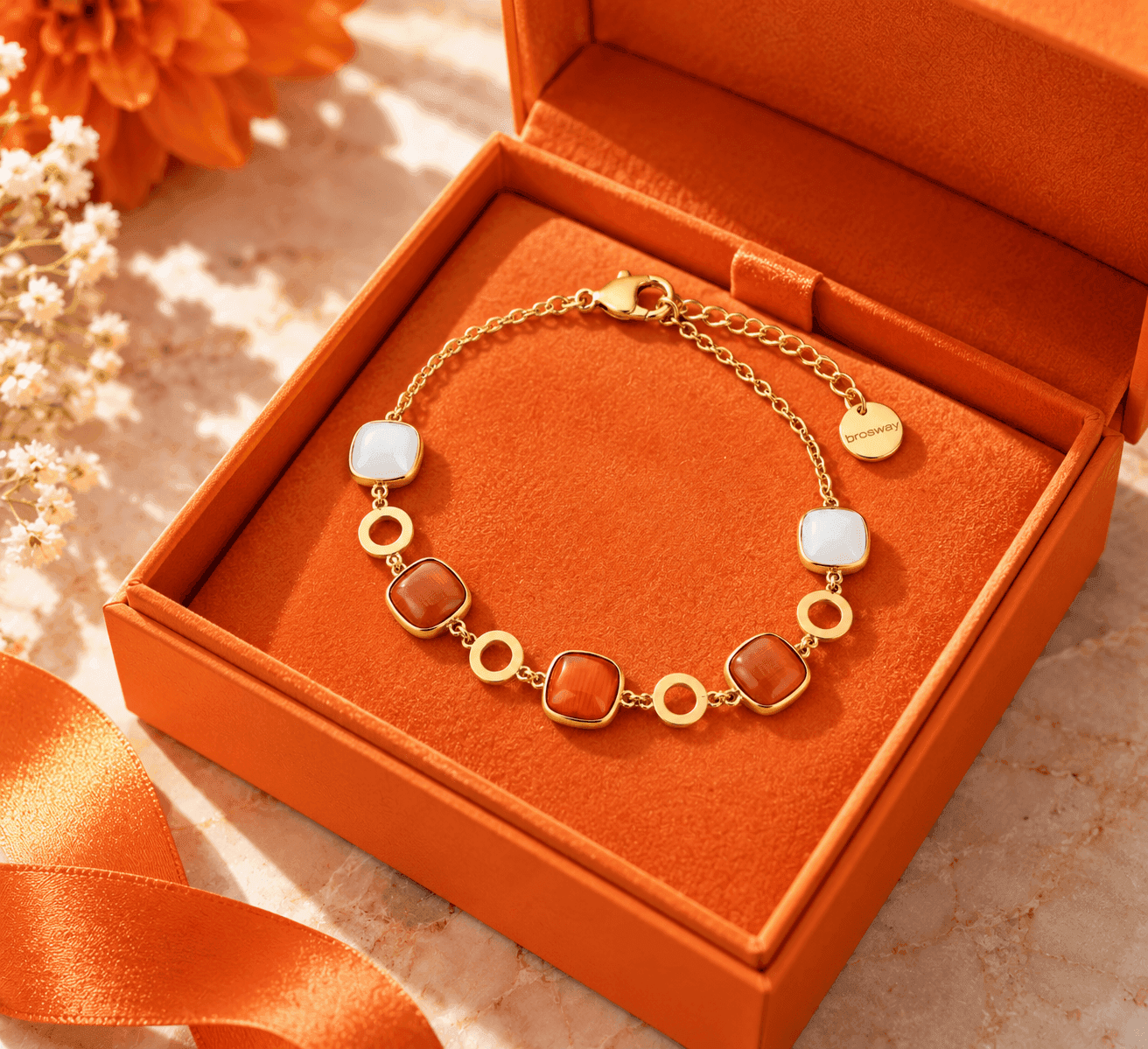 Ops Objects  -  Bracciale catena con pietre colorate Mosaic - 3