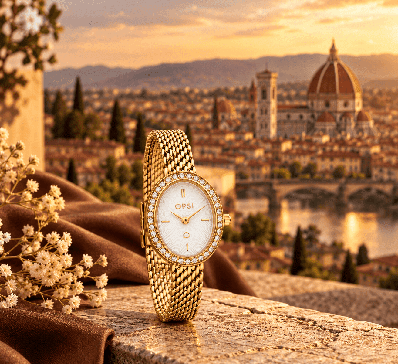 Ops Object  -  Orologio Donna  con cassa e bracciale mesh in metallo  Royal Ovalis - 3
